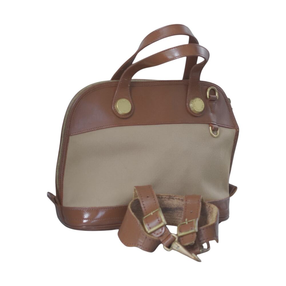 Vintage Dooney & Bourke USA Canvas Leather Dome Satchel Refurbished - Picture 8 of 16